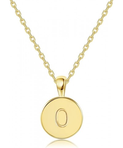 14K Gold Plated Letter Necklaces for Women - Gold Initial Necklace for Girls O $6.95 Necklaces