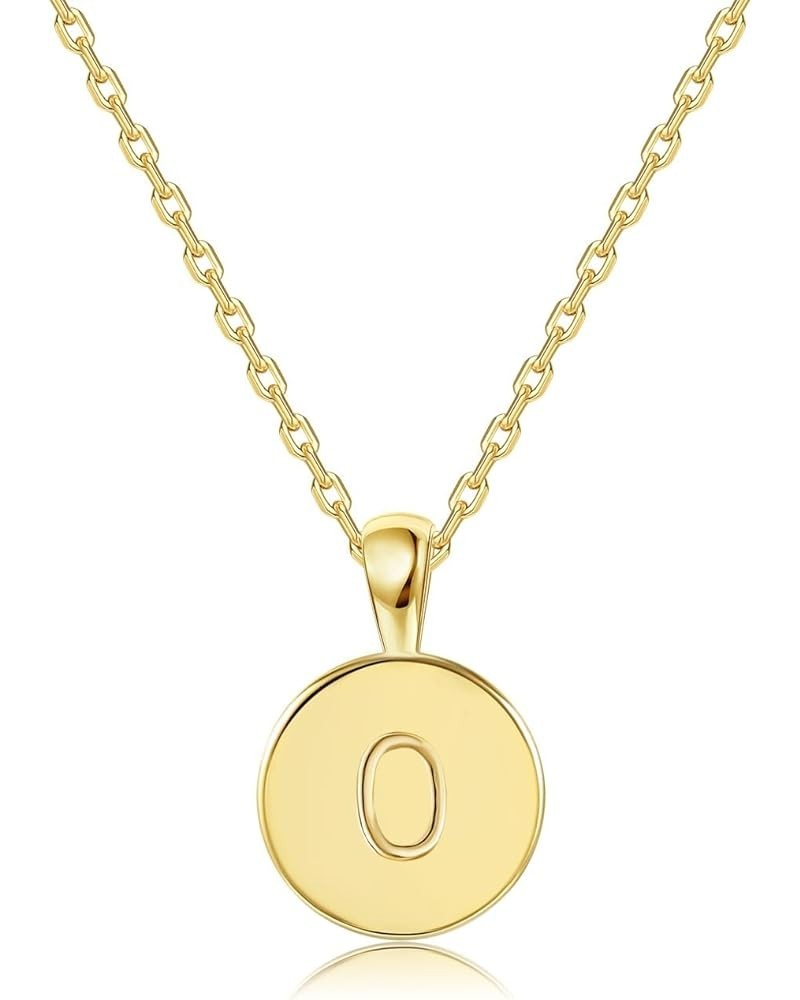 14K Gold Plated Letter Necklaces for Women - Gold Initial Necklace for Girls O $6.95 Necklaces