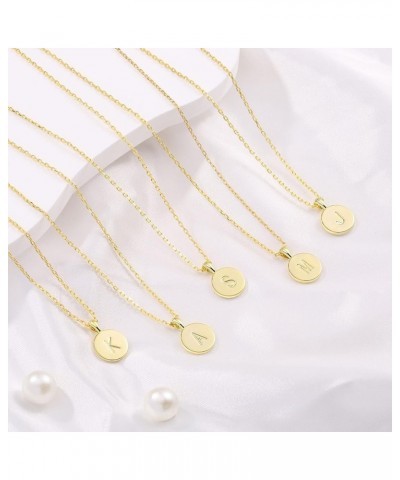 14K Gold Plated Letter Necklaces for Women - Gold Initial Necklace for Girls O $6.95 Necklaces