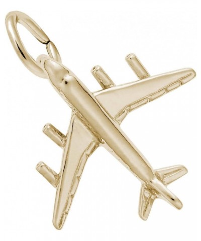 Rembrandt DC 8-707 Plane Charm Gold-Plated Sterling Silver $15.85 Bracelets