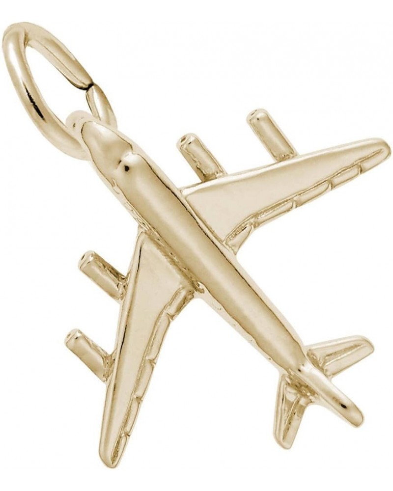 Rembrandt DC 8-707 Plane Charm Gold-Plated Sterling Silver $15.85 Bracelets