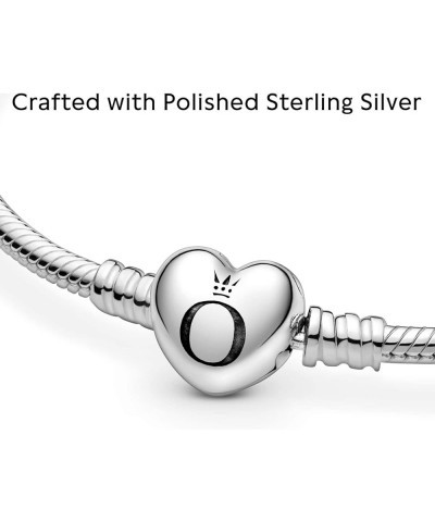 Heart Clasp Snake Chain Silver for Women 6.2 Inches Silver 8.2 Inches $24.99 Necklaces