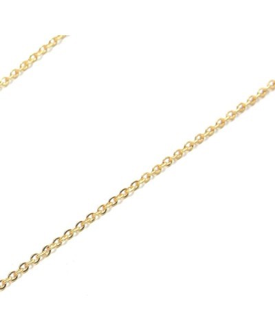 Gold Chain Necklace for Women Heart Pendants Necklace Stones Charm Necklace Silver 18K Gold Plated 18 + 2 inch Chain, Graudat...