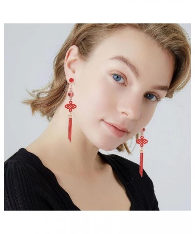 Chinese Knot Earrings chinese lanterns post earrings for women earrings for girls ethnic earrings chinese outfit women chines...