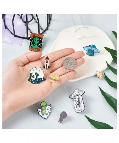 Pandahall Various Theme Alloy Enamel Brooches Lapel Brooch Enamel Pin Set Alien Themed $9.11 Brooches & Pins